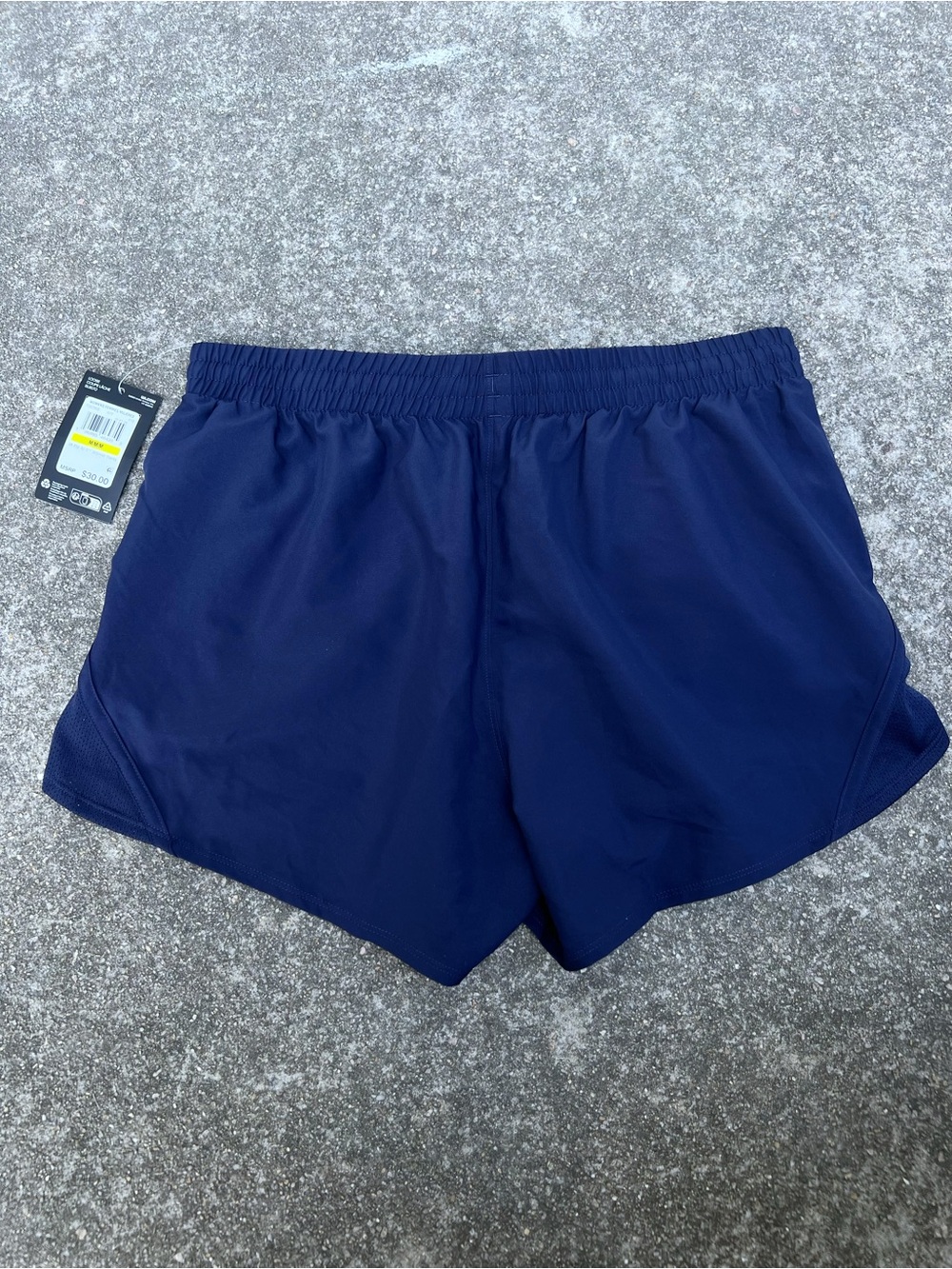 NWT Under Armour Fly By 2.0 Navy Running Shorts 3” Inseam Medium - Picture 3 of 4